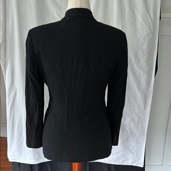 Benetton Classic Black Women's Blazer, size 42 Made in Italy - Picture 5 of 8
